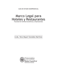 Guía de Marco Legal para Hoteles y Restaurantes