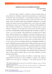 Aguafuertes en prosa: Arlt y Baudelaire en El Mundo Juan Agustín