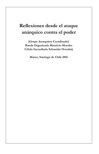 Reflexiones desde el ataque anárquico contra el poder