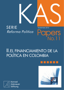 El financiamiento de la política en Colombia - Konrad