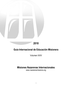 2010 Guía de Educación Misionera Internacional