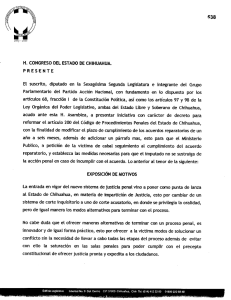 Iniciativa - Gobierno del Estado de Chihuahua