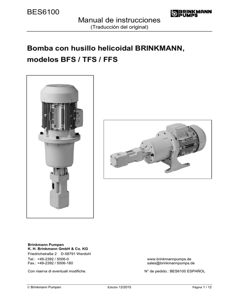 - Brinkmann Pumps