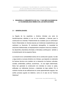 Desarrollo urbanístico de Cali y sus implicaciones en la