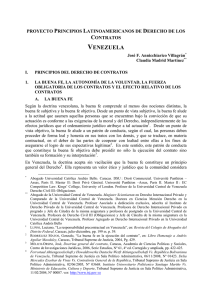 Informe de Venezuela - Fundación Fernando Fueyo