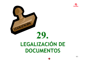 legalización de documentos
