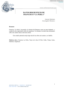 Datos biogr&aacute;ficos de Francisco `La Perla`
