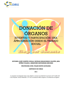 donación de órganos - Corporación del Trasplante