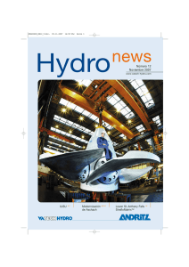Hydro news / Número 12 / Noviembre 2007