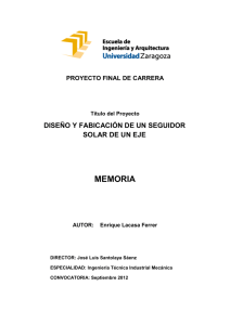 memoria - Universidad de Zaragoza