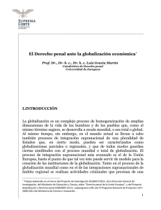 El Derecho penal ante la globalización económica