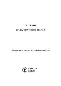 La Iglesia Hacia una visión común