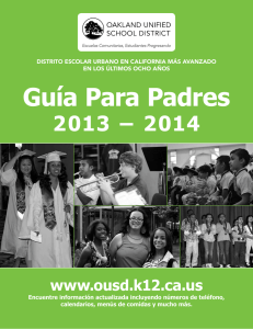Guía Para Padres - Oakland Unified School District