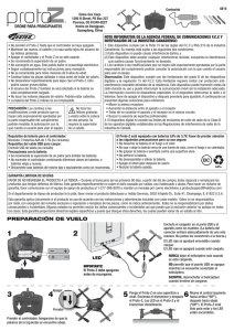 Proto-Z Instruction Manual - Spanish