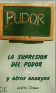 L 2.-La supresión del pudor y otros ensayos, Eunsa, Pamplona, 2ª