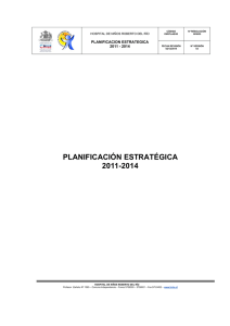 PLANIFICACION ESTRATEGICA 2011-2014