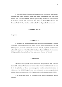 1 El Pleno del Tribunal Constitucional, compuesto por don Pascual