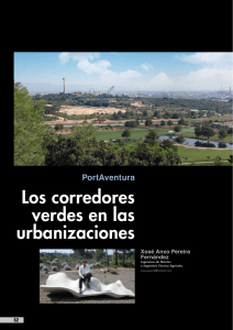 Los corredores verdes en las urbanizaciones