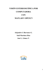 visión estereoscópica por computadora con matlab y opencv