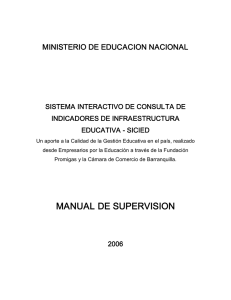 manual de supervision - Ministerio de Educación