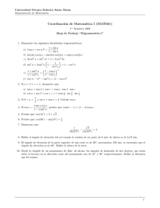 Coordinación de Matemática I (MAT021)