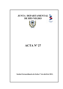 27 - Junta Departamental de Río Negro