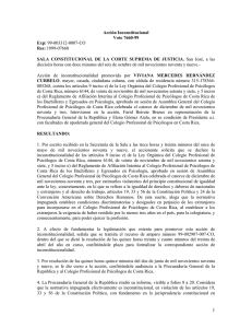 Acción Incostitucional voto N° 7660-99 Hernández