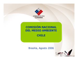 COMISIÓN NACIONAL DEL MEDIO AMBIENTE CHILE