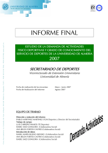Informe estudio demanda 2007