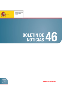 Boletín nº46 abril-marzo - Ministerio de Educación, Cultura y Deporte