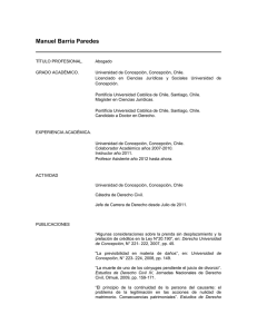 Manuel Barría Paredes - Facultad de Ciencias Jurídicas y Sociales