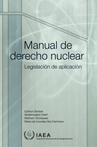 Manual de derecho nuclear: legislación de aplicación