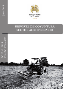 reporte de coyuntura sector agropecuario