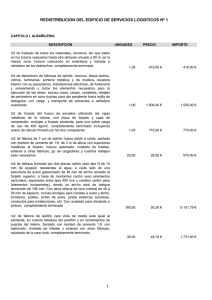 redistribucion del edificio de servicios logisticos nº 1