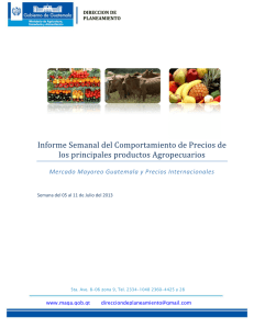 05 al 11 de Julio - Ministerio de Agricultura Ganadería y Alimentación