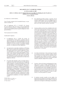 Reglamento (CE) no 1225/2009 del Consejo de 30