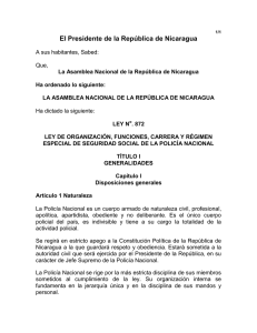 Ley 872, Ley de Organización, Funciones