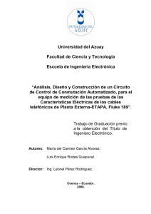 Análisis, Diseño y Construcció - DSpace de la Universidad del Azuay