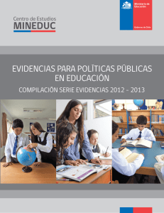 evidencias para políticas públicas en educación