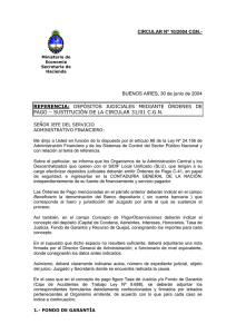 circular nº 10/2004 cgn. - Tesorería General de la Nación
