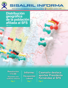 Boletín No.20 - Superintendencia de Salud y Riesgos Laborales.