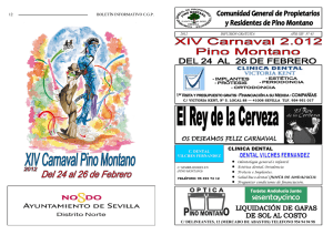 Boletin Carnaval Pino Montano 2012