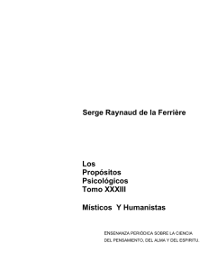 místicos y humanistas - Serge Raynaud de la Ferriere