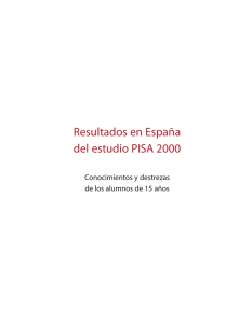 Resultados en España del estudio PISA 2000