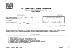 F. DERECHO PENAL - Universidad del Valle de México