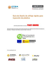 Guía de diseño de utillaje rápido para inyección de plástico