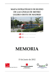 M MEM MO ORI IA - Comunidad de Madrid
