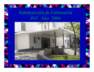 Gestión de enfermería en Hospital del Tórax