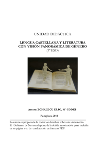 Lengua castellana-literatura y género en 3ºESO.