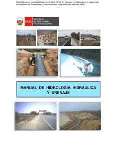 manual de hidrología, hidráulica y drenaje